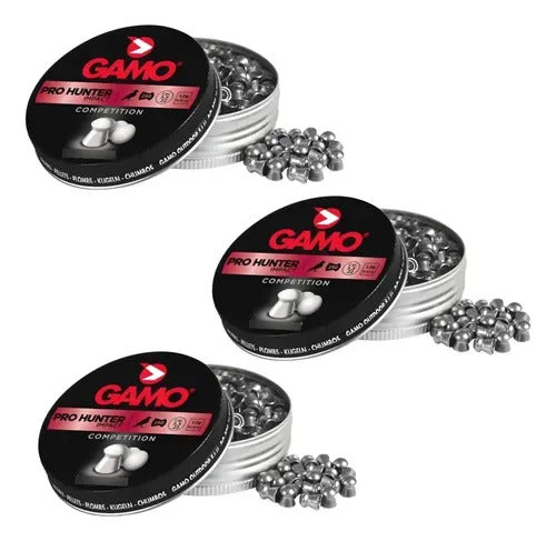 Diabolos Gamo Pro Hunter Metal Cal 5.5mm 250 Pza 3 Pack