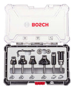 Juego De 6 Fresas Trim&ending 1/4' Bosch - vista 1
