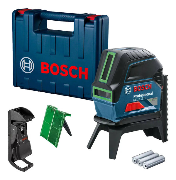 Nivel Láser Bosch Gcl 2-15 G 15 M Líneas Y Puntos De Plomada