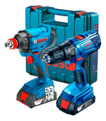 Combo Bosch Rotomartillo + Llave Impacto, Baterías, Maletín - vista 2