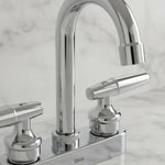 Mezcladora De 4  Para Lavabo Con Cubierta Y Maneral Dica - vista 2