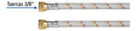 Manguera Para Gas, Aluminio 3/8 X 500 Cm Foset 24066 - vista 3