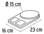 Báscula Digital Para Cocina, 5kg Truper Base-5ep - vista 3