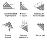 Escuadra 7 De Aluminio Para Muros De Yeso 104023 Truper - vista 5