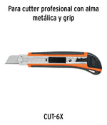 Hoja Repuesto Cutter 10 Unidades 18mm Truper 16965 - vista 5
