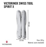 Navaja Victorinox Spirit X Plateada 24 Usos Color Plata - vista 3