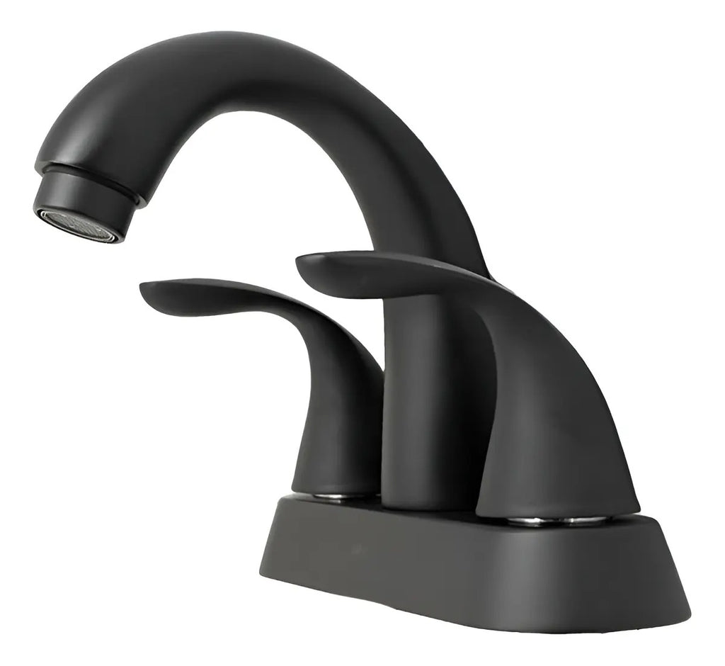 Mezcladora Lavabo Negra Mate Tipo Bar Elegante Urrea 11cl.2