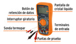 Multímetro Digital Profesional C/rms Verdadero Truper 10402 - vista 3