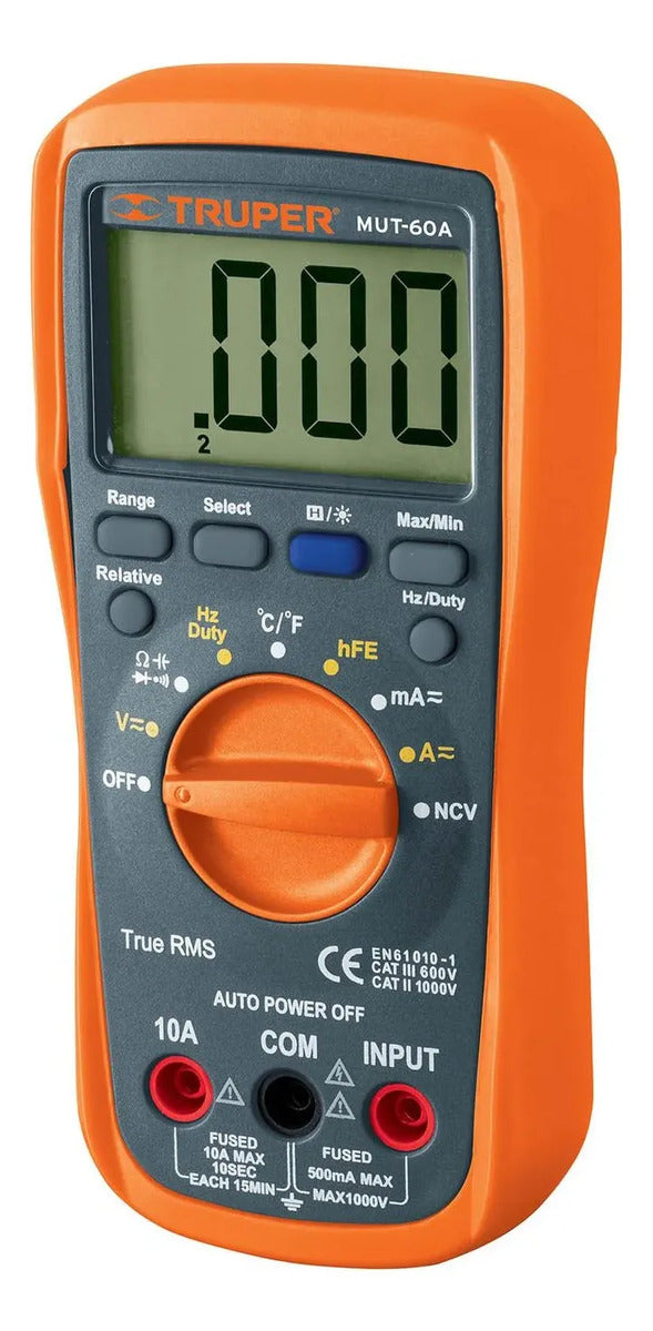 Multímetro Digital Profesional C/rms Truper 100362