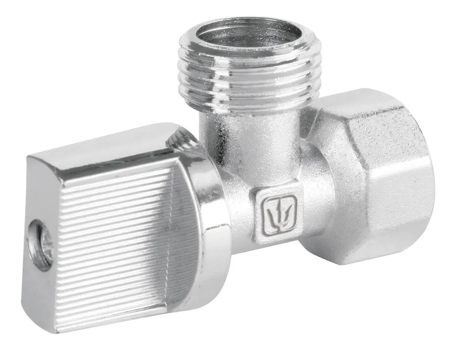 Llave Angular 1/2 X 1/2 1/4 De Vuelta Basic Foset 48028