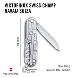 Victorinox Navaja Swiss Champ Silvertech 31 Usos Traslúcido - vista 3