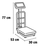 Báscula Electrónica De Plataforma, Plegable 100 Kg Truper - vista 4