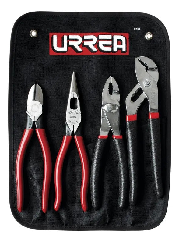 Juego De 4 Pinzas Varias Urrea J200g