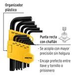 Juego 13 Llaves Allen Hexagonales Mm Con Organizador Pretul - vista 2