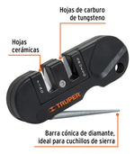 Afilador De Cuchillos Cuerpo Abc De Bolsillo Truper 14016 - vista 2