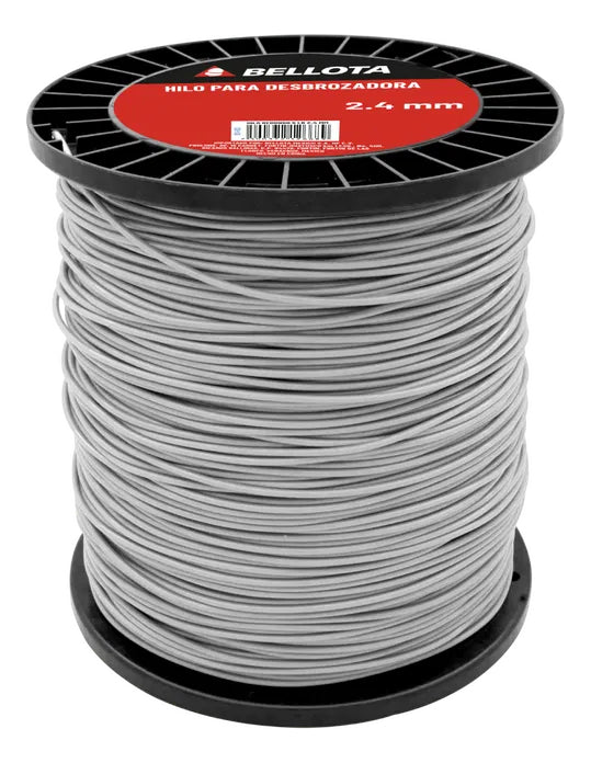 Hilo P/desbrozadora 432m Gris 2.4mm Bellota 7trmln524