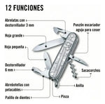 Victorinox Navaja Spartan Silvertech, 12 Usos Color Plateado - vista 9
