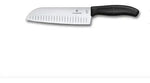 Cuchillo Santoku Troquelado Victorinox Color Negro - vista 2