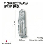 Victorinox Navaja Spartan Silvertech, 12 Usos Color Plateado - vista 6