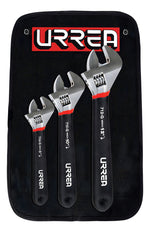 Juego De 3 Llaves Ajustables Cromadas Urrea 795G - vista 1