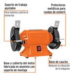Truper Eba-6 Esmeril De Banco 6'' 60 Hz Naranja - vista 2