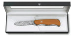 Navaja Picknicker Wood Ed Limitada 2022 Con Acero Damascado - vista 7