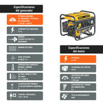 Generador Portátil 1 Kw Monofásico Motor A Gasolina Pretul - vista 2