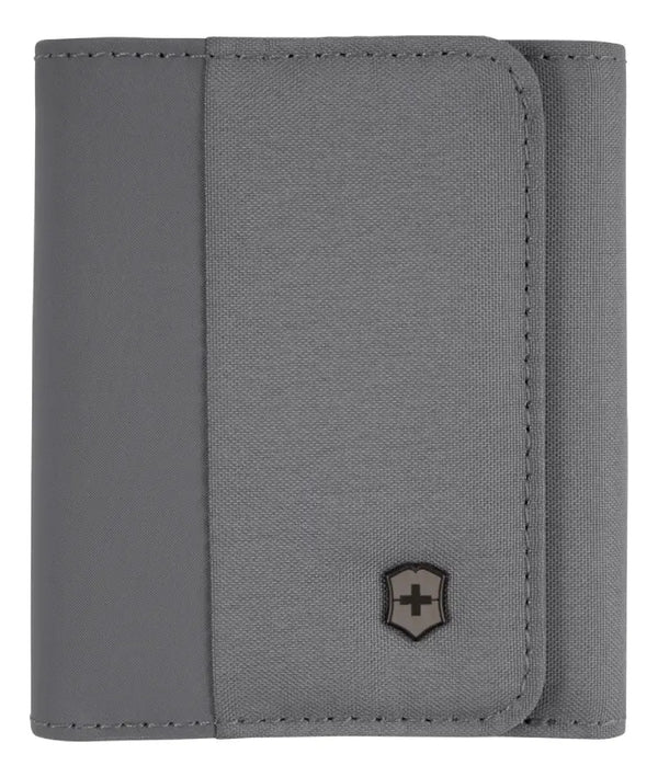 Cartera Gris Victorinox De Tres Pliegues Travel Essentials