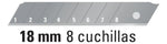 Hoja Repuesto Cutter 10 Unidades 18mm Truper 16965 - vista 4