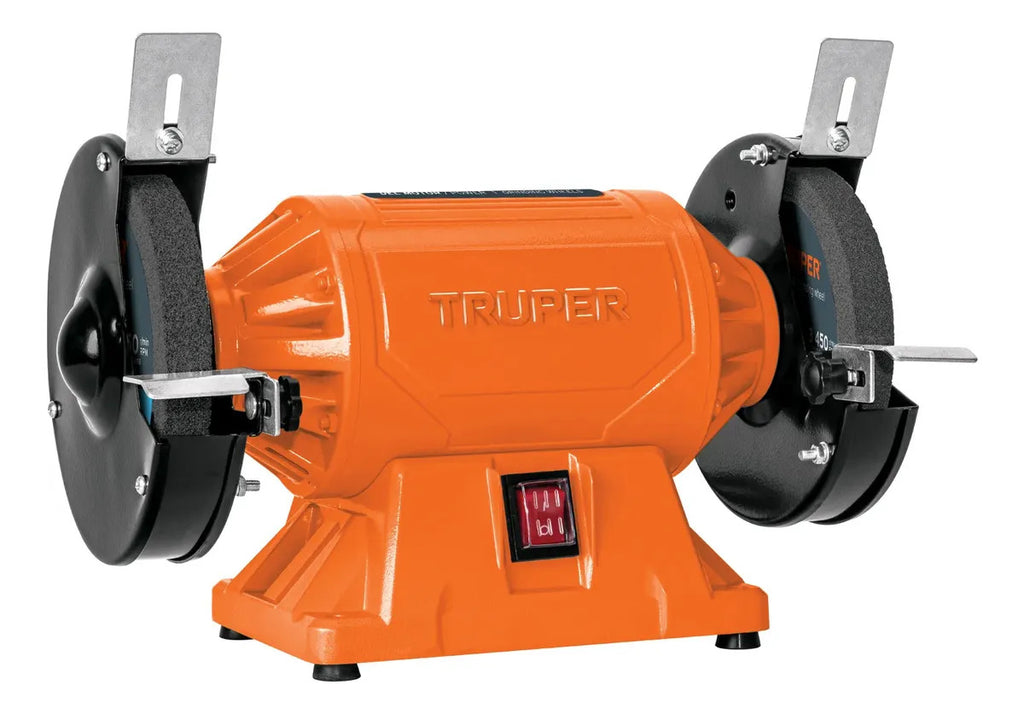 Truper Eba-6 Esmeril De Banco 6'' 60 Hz Naranja