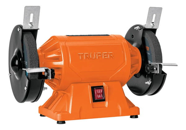 Truper Eba-6 Esmeril De Banco 6'' 60 Hz Naranja