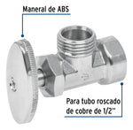 Llave Angular 1/2 , Multivuelta, Roscable, Foset - vista 2