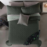 Edredon Ligero Olivo-verde Vianney King Size - vista 5