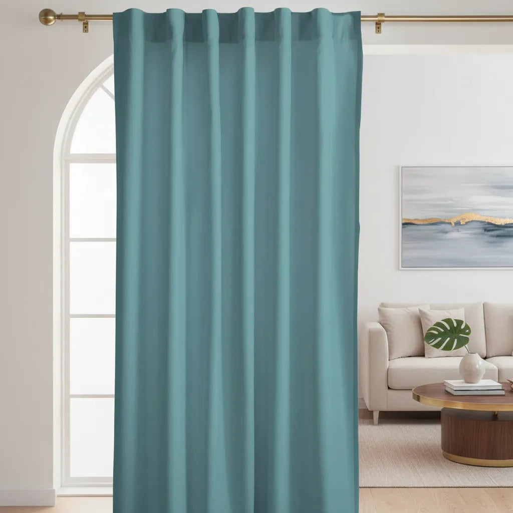 Kit 2 Cortinas Viasoft Aqua Corta Vianney 64137