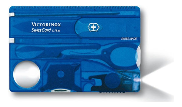 Swiss Card Lite Con 13 Herramientas Color Azul Victorinox