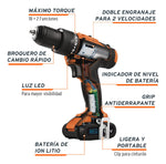 Rotomartillo/taladro/destornillador Inalámbrico Truper 12794 - vista 3