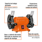 Esmeril de banco de 5" de 1/4 HP (185 W), Truper - vista 3