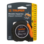 Flexómetro Gripper contra impactos 3 m cinta 13 mm, Truper - vista 2
