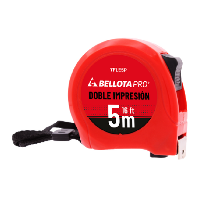 Flexómetro Doble Impresión 5 M Bellota