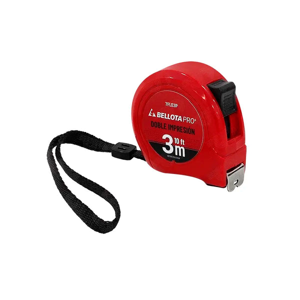 Flexómetro Doble Impresión 3 Metros Bellota