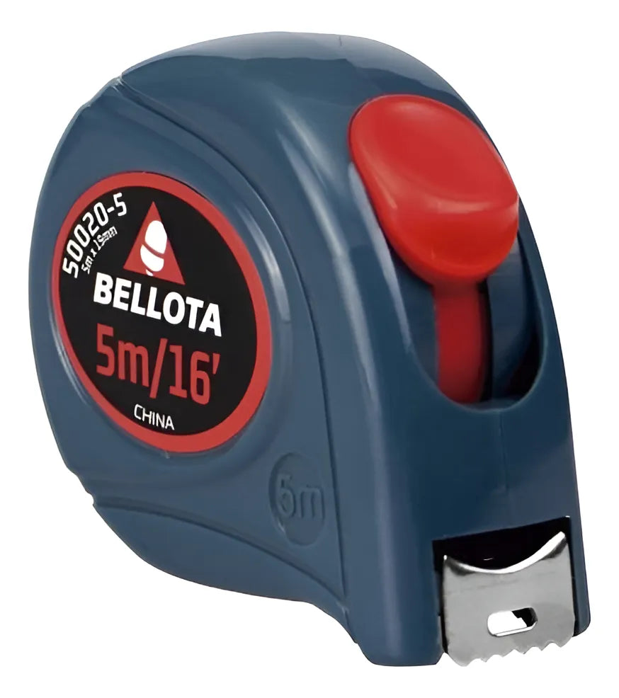 Flexómetro de 5 Metros de Doble Impresión Bellota