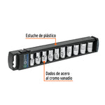 Juego de 10 dados cuadro 1/2" mm 14177 - vista 2